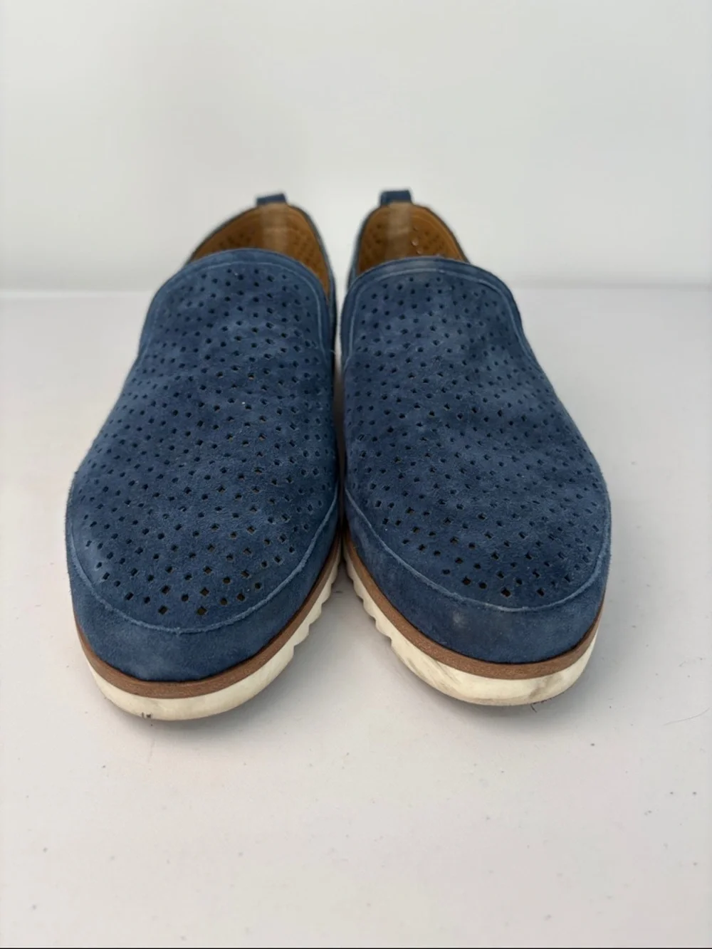Franco Sarto suede perforated